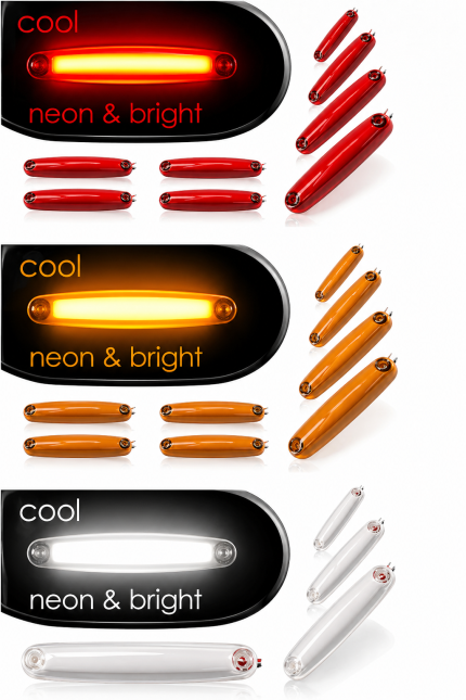 LAMPA NEON FR0324 9 LED 105mm 12/24V